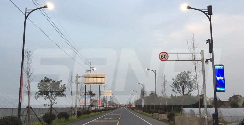 浙江大雲（yún）溫泉大道智慧路燈