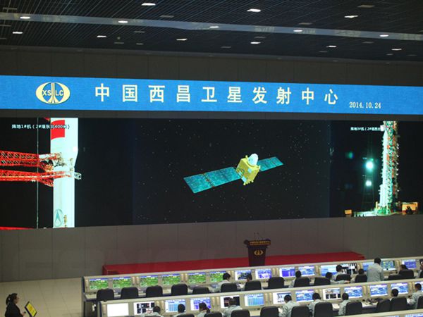 西昌衛星發射基地（dì）室內全彩屏