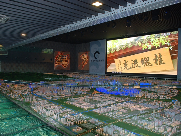 杭州城市規劃展（zhǎn）示（shì）館室內全彩顯示屏