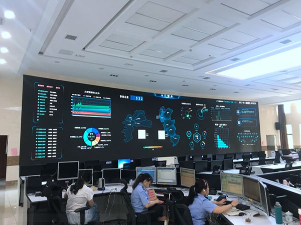 株洲公（gōng）安局室內全彩led顯示屏