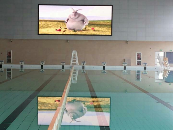 上海交通大學遊泳館室內全彩屏