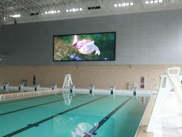 上海交通大學遊泳館室內全彩LED顯示屏