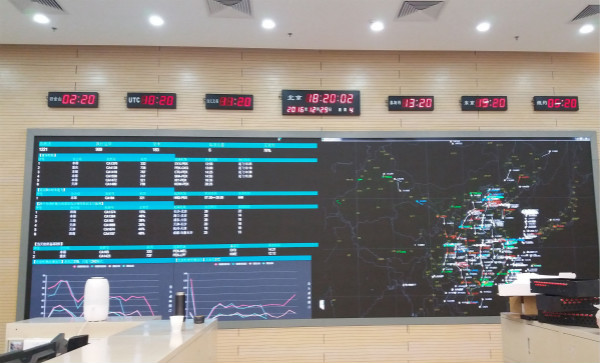 北京國航運控AOC指（zhǐ）揮中心22.6㎡室內全彩（cǎi）屏
