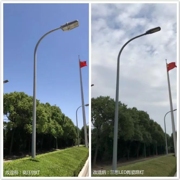 上海浦東國際機（jī）場路燈（dēng）