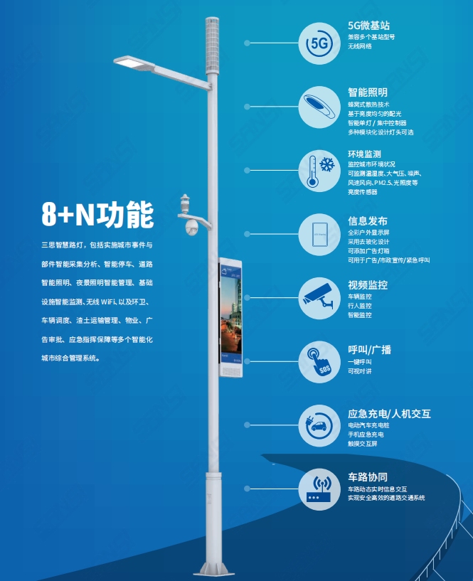 色多多AV导航智慧路燈係統“8+N