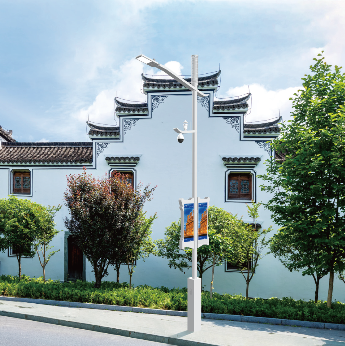 智慧路燈,智慧燈杆（gǎn）,智能路（lù）燈,智能燈杆,中坤,上海色多多AV导航（sī）,中坤-智慧路燈