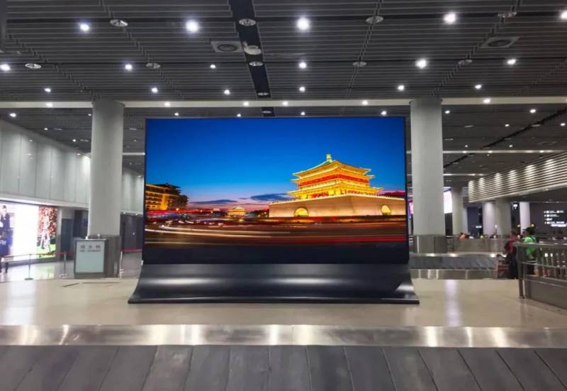 行李轉盤LED顯（xiǎn）示屏 /現場實（shí）景