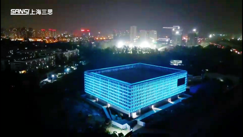 新（xīn）看點,成都城東,體育公園,建築,泛光,顯示方案