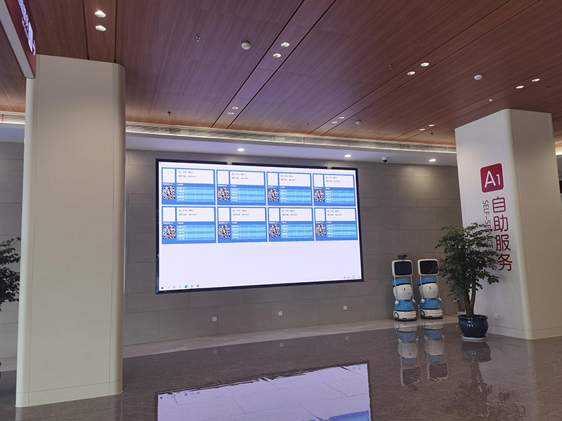 醫院走廊顯示屏,現代化（huà）醫療信息傳遞的關鍵樞紐