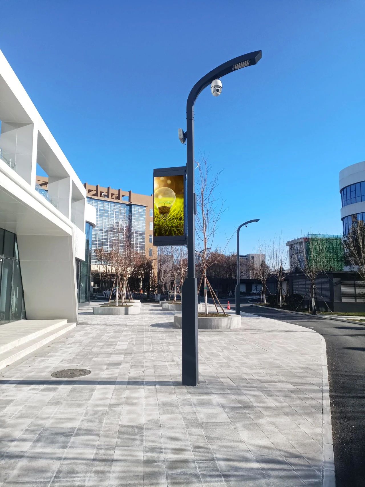 色多多AV导航（sī）助力,產業園,打造,智慧園區,管理,智慧路燈,智慧燈杆,智慧係統
