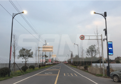 浙（zhè）江大雲溫泉大道智慧路（lù）燈（dēng）